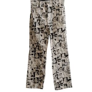 Reformation Comic Book Printed jeans